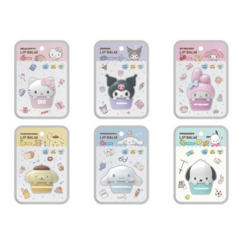 산리오 캐릭터즈 립밤: 촉촉한 입술, 사랑스러운 향기로 물들이다 산리오립밤
