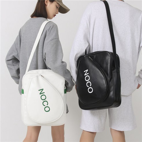 NOCO 하대 테니스 채 배드민턴 스쿼시 라켓백 캔버스 가방 보스톤백 크로스백 슬링백 투어