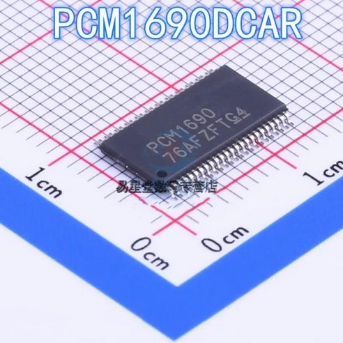 100% 호환 PCM1690D자동차 HTSSOP-48 오디오 컨버터 칩 1 개-10 개, 02 5PCS