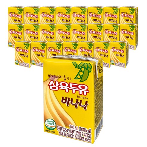삼육두유 바나나, 140ml, 24개