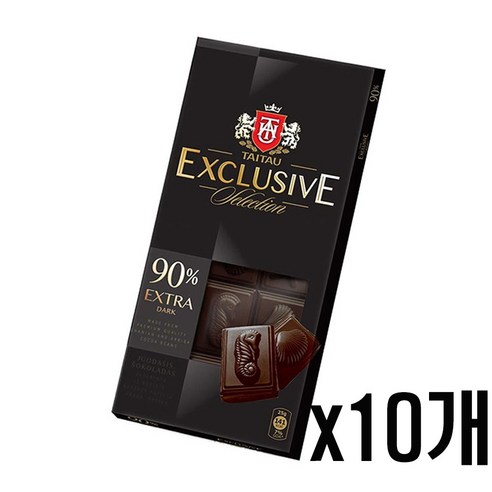 익스클루시브 다크 초콜릿 90% 100g, 10개