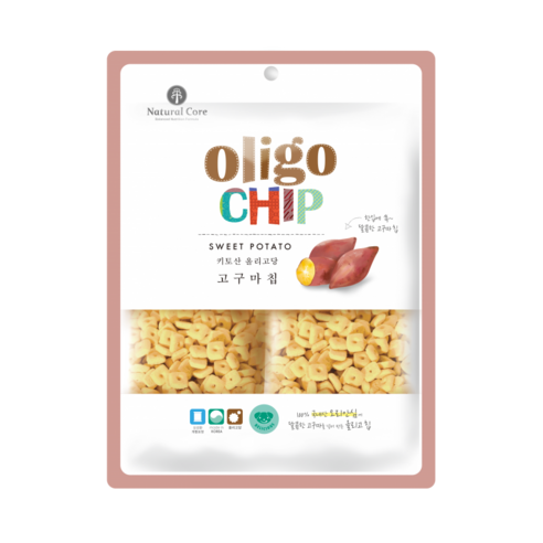 달콤함과 건강을 한 봉지에, 네츄럴코어 올리고칩 고구마