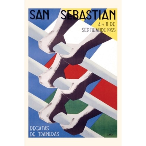(영문도서) Vintage Journal San Sebastian Rowing Regatta Poster Paperback, Found Image Press, English, 9781669522904