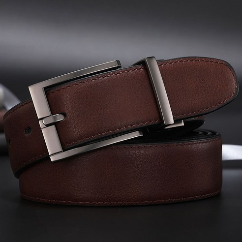 남성벨트 캐주얼 정장 양면 가죽 벨트 Men's belt