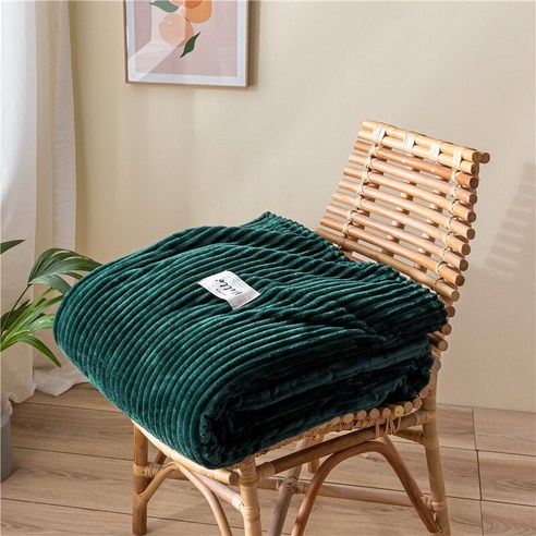 [SW] 침대에 대한 매직 싱글 소프트 담요 옐로우 컬러 소프트 웜 스퀘어 플란넬 담요 두께 던지기 담요, 150x200cm, chengmolv