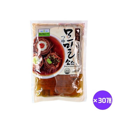 [칠갑농산]모밀소스 200ml x 30개 1박스 쯔유 메밀소바