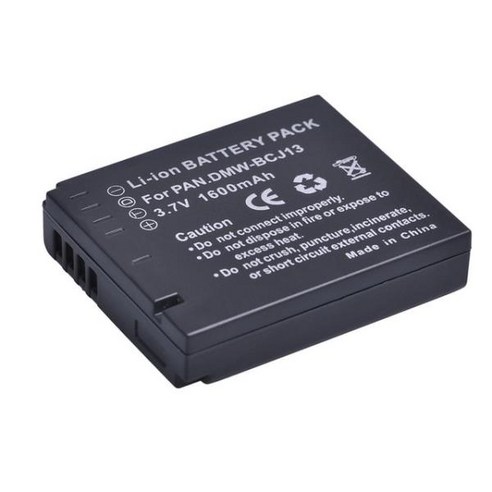 파나소닉 루믹스 DMC-LX5 카메라용 DMW-BCJ13 배터리 1600mAh LX5GK LX5K LX5W LX7 LX7GK LX7K, 04 1 Battery