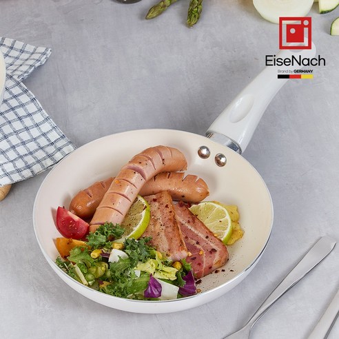 주방에 내려앉은 순백의 미학, 에이치몰 인덕션 세라믹 후라이팬 세트