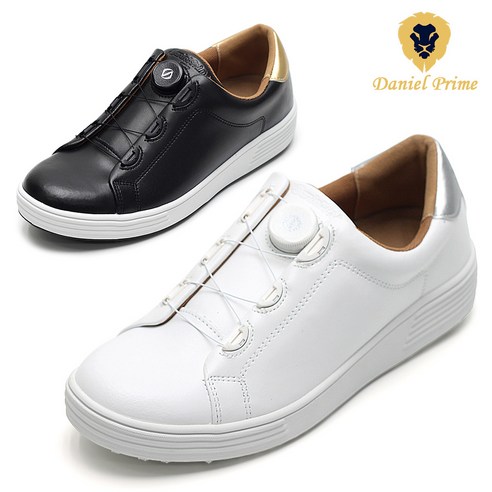 다니엘프라임 DP-R100다이얼 소가죽 남성 골프화 스파이크리스 커플 225~285mm