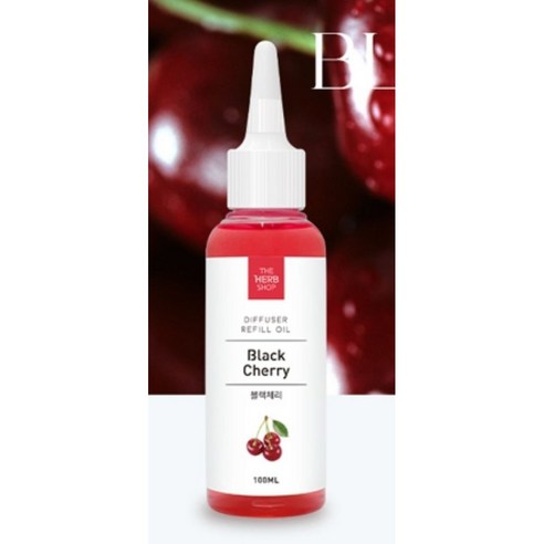 더허브샵 디퓨저 리필오일, 블랙체리, 100ml, 1개