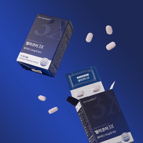 숙면과 스트레스 관리를 위한 멜라토닌&테아닌 복합 수면 개선제