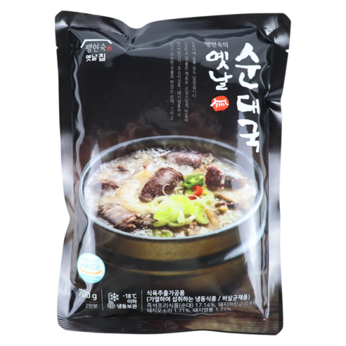 팽현숙 옛날 순대국 700g