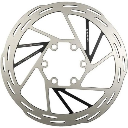 Sram 페이스라인 디스크 브레이크 로터 – 140mm 6볼트 실버/블랙 (관부가세포함), 1개 스램로터