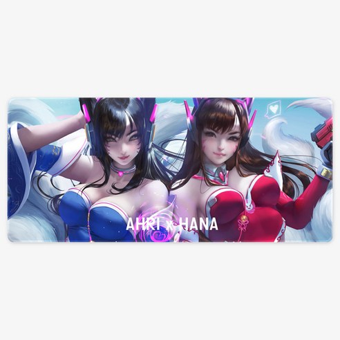 세계게임1위 시즌A 게이밍장패드 특대형 2XL 900x400x4mm, 1개, 2XL롤A_02아리x하나