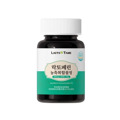 락토테미 락토페린 장용성 농축복합물 정, 1개, 36g