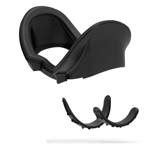 노 브랜드 용 VR 페이셜 인터페이스 소프트 브래킷 및 Pu 가죽 폼 페이스 커버 패드 눈의 균열 S Vr 렌즈 세트 교체, 소프트 브라켓