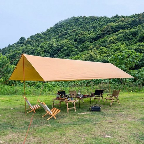 시원한 여름 캠핑, 둘픽 대형 타프와 함께!