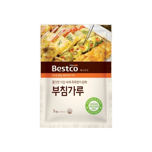 베스트코 부침가루 1kg, 2개