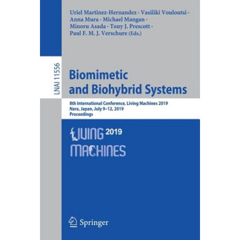 Biomimetic and Biohybrid Systems: 8th International Conference Living Machines 2019 Nara Japan J... Paperback, Springer