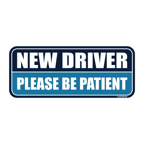 긱베어 뉴드라이버 자석 초보운전 newdriver 초보운전 심플 자석 큰사이즈, 1. 블루, 1개
