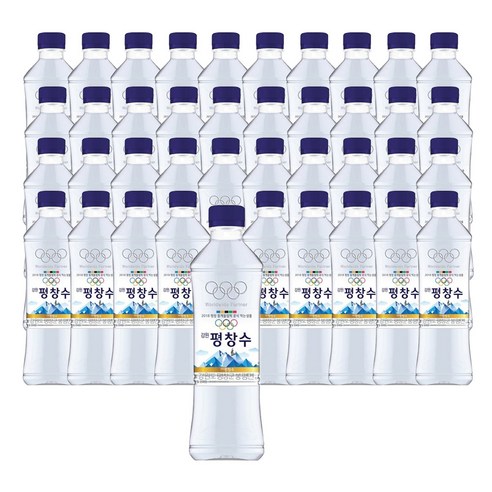 강원평창수 500ml 무라벨 라벨 랜덤발송, 160개