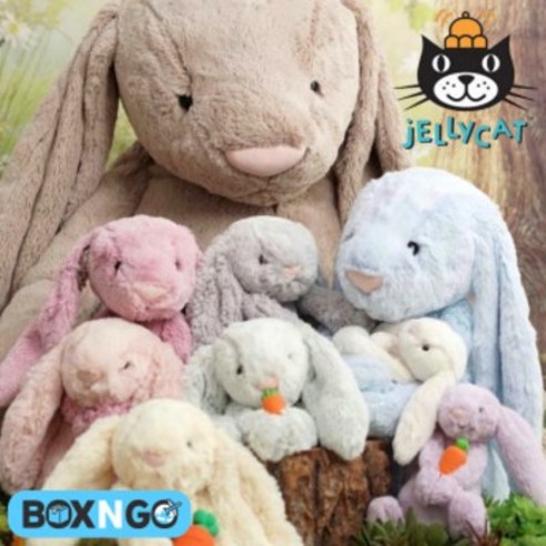 젤리캣 버니 토끼 애착인형 M L XL 블라썸 라지 빅버니 JELLYCAT 바쉬풀, 오트밀