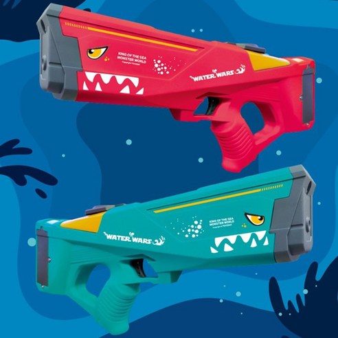 USB충전 자동물총 워터워즈 몬스터 전동물총 워터건 여름방학 워터밤 물축제 수영장 워터파크 흠뻑쇼 물놀이용품 인싸 장난감 물총놀이 물총싸움, 그린 Best Top3
