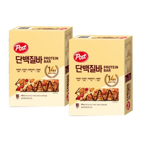 포스트 단백질바 500g x 2개