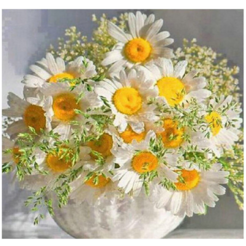 3D 데이지꽃 보석십자수 DIY 키트 8종 50*50cm-yunyao, 1