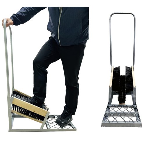 척박한 현장에 한 줄기 청량함을, 접이식 안전화 털이개 (대형) 사용 후기 안전화털이개