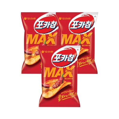 너만아는과자점 오리온 포카칩 레드스파이시맛 100g x 3개 / 스낵 간식