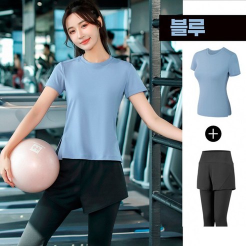 편안함, 기능성, 스타일을 위한 여성용 요가 투피스套装