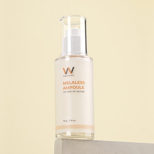 완벽한 피부 밝힘을 선사하는 원진이펙트 미백 화이트닝 멜라리스 앰플