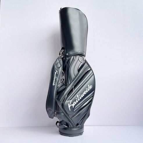신형 골프 남녀 캐디백 초경량 패션 고급 방수 프로 캐디백 장비 포함 모자골프백 세트, 화이트 세트