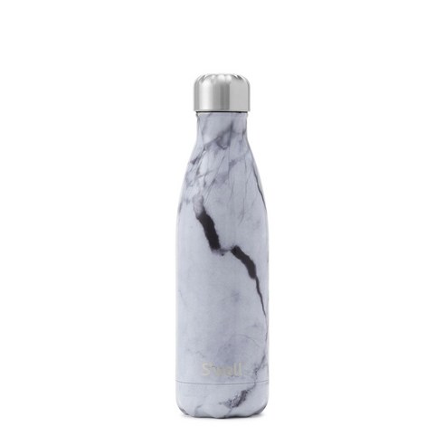 Swell 오리지널 보틀 보온 보냉병, White Marble, 500ml