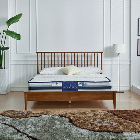 최고의 퀄리티와 다양한 스타일의 1인용침대 아이템을 찾아보세요! 루핀침대 러블리 프레임+독립스프링 매트리스(R-2) 고무나무 원목 침대