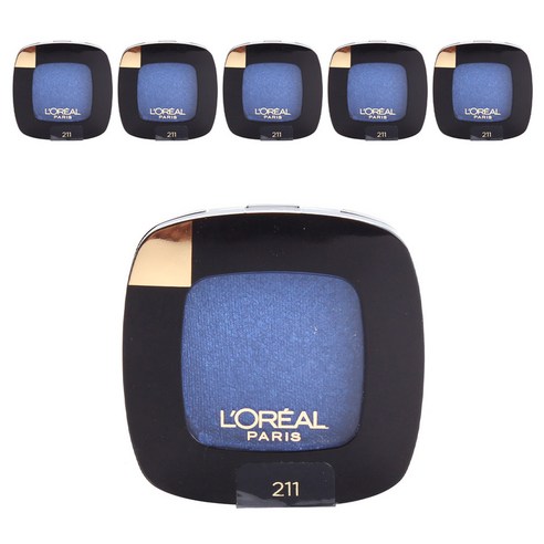 로레알파리 코스멧 컬러 리치 아이 섀도우 3.5g, Grand Bleu, 6개