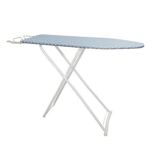다리미 받침대가 있는 탁상용 다리미판 더 빠른 다림질을 위한 프레임, 철과 나무, 스타일 L