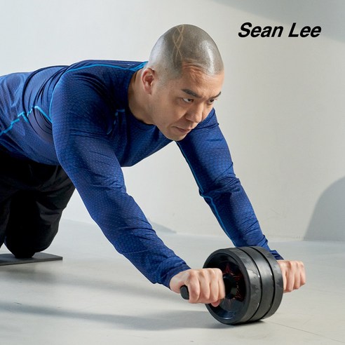 숀리 AB 슬라이드 프로 복근 운동 기구 코어 뱃살 롤아웃 슬라이더 무소음 휠 롤러, 블루