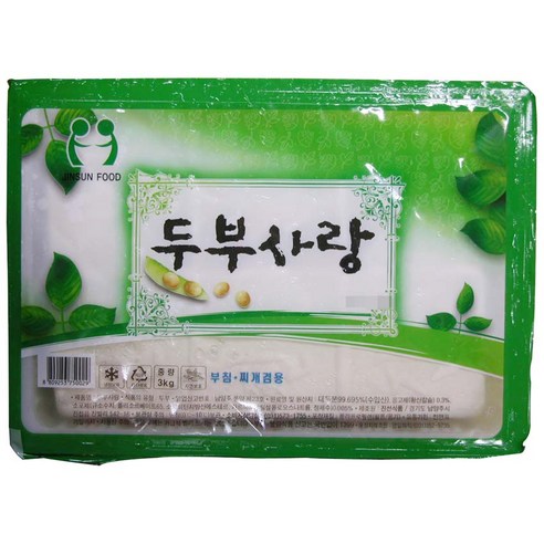 진선식품 팩두부 두부사랑 판두부 3Kg 맑은콩 정남 옛맛 건두부 이강산닷컴, 3kg, 4개 - 기타두부 | 쿠팡
