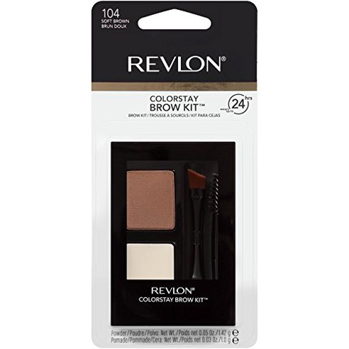 레브론 컬러스테이 브로우 키트, 104 Soft Brown, 1개