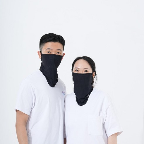 햇살을 차단하고 야외 활동 중 편안함과 시원함을 유지하는 류보브 자외선 차단 스포츠 쿨 마스크