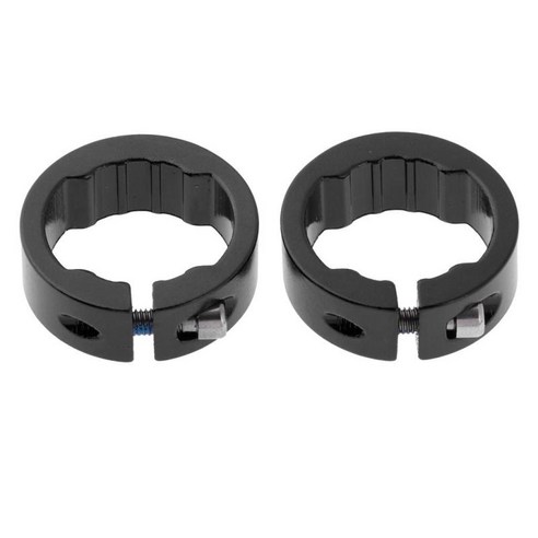 핸들 바 그립 잠금 세트 알루마이트 합금 핸들 바 엔드, 블랙 12mm, 설명