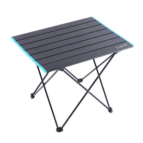 슈페리온 캠핑용 폴딩테이블 소 중 대 접이식 캠핑테이블 경량 롤테이블, 블랙+블루