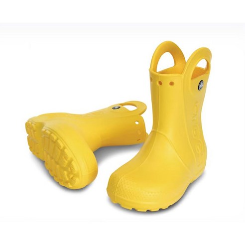 S마켓 NC고잔 CROCS 크록스 HANDLE IT RAIN BOOT KIDS (12803-730) 크록스 키즈 부츠 가볍고 편안한 핸들 부츠