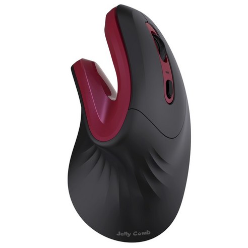 [시요] (에서 선박 us) Bluetooth 마우스 대 한 iPad 노트북 컴퓨터 2400 인치 당 점 게이밍 마우스 Bluetooth 2.4G 무선 마우스 키보드 마우스, black red, 하나