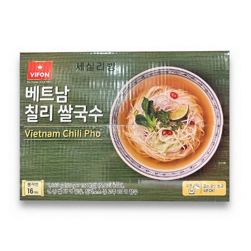 비폰 베트남 칠리 쌀국수 90g, 15개