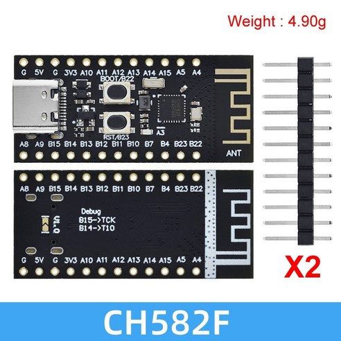 CH573F CH582F BLE5.3 BLE4.2 Ble 코어 개발 보드 모듈 60MHz RAM 18KB 32KB ROM ...