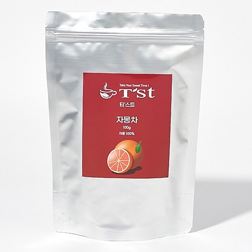 티스트 건조 자몽차 100g 말린 자몽칩, 1개입, 1개