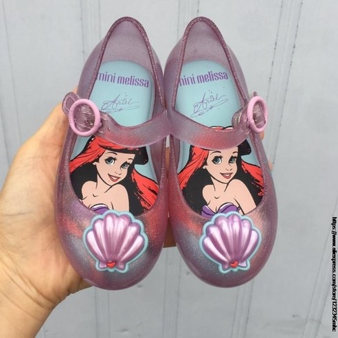 디즈니 공주 코스프레 캔디 슈즈 미니 젤리 PVC 겨울왕국 엘사 여아 샌들 생일 집들이 파티 선물